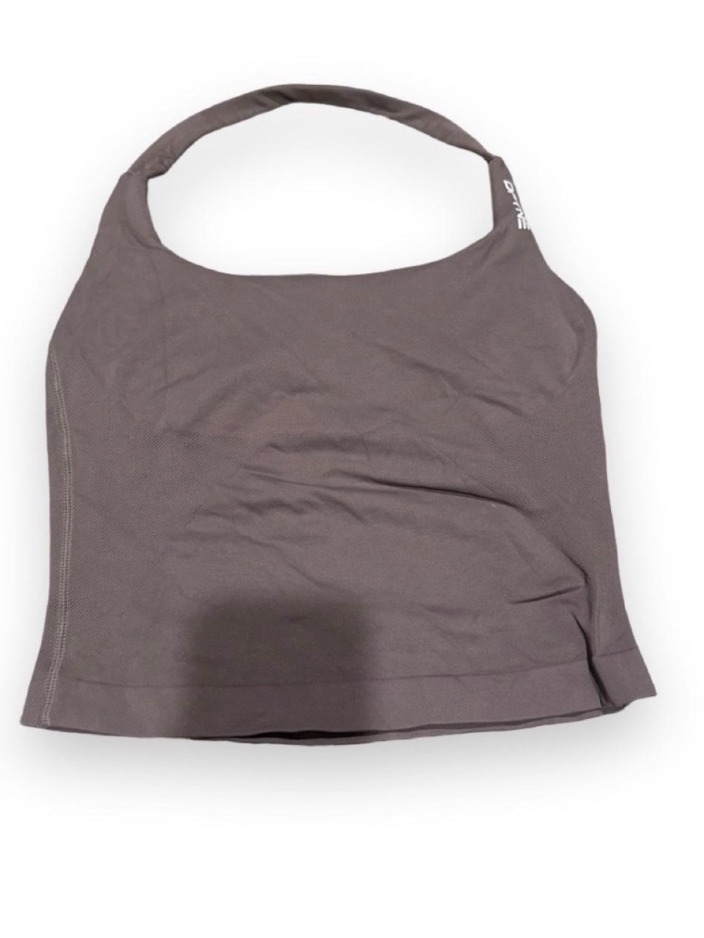 Dfyne Gray Halter Tank Top